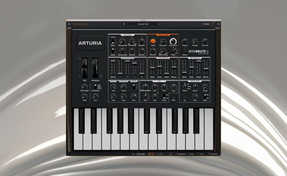 Arturia MiniBrute V: Den kleinen Analogen gibt es jetzt als Plugin