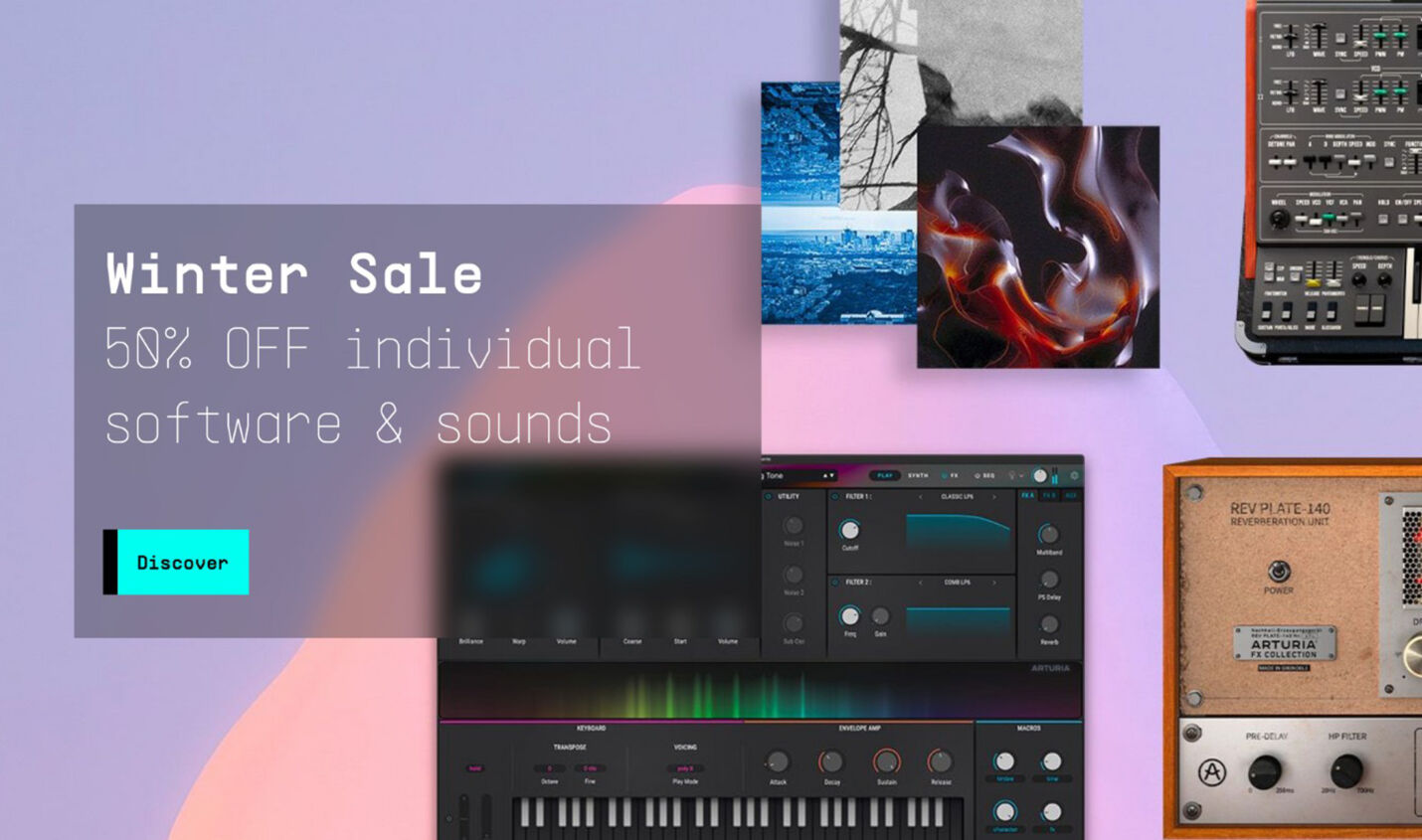 Deal: Arturia Winter Sale mit 50 % Rabatt auf fast alles